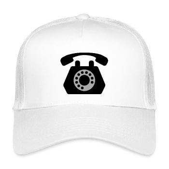 téléphone - Casquette trucker enfant - blanc - Devant
