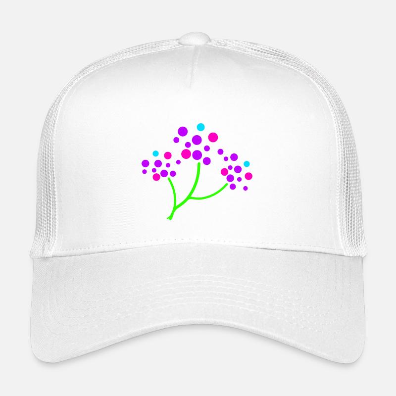 Branche Fleurs de Néon Casquette trucker enfant