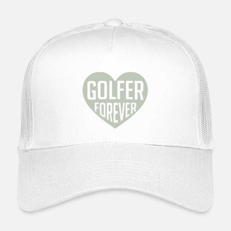 Golfer Forever Herz Kinder Trucker-Cap
