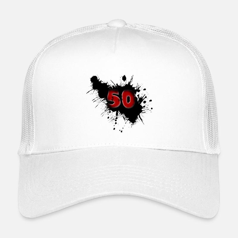 50th birthday - Kids’ Trucker Cap - white