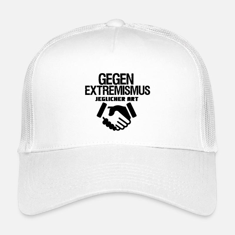 Gegen Extremismus Politik Statement Geschenk - Kinder Trucker-Cap - Weiß