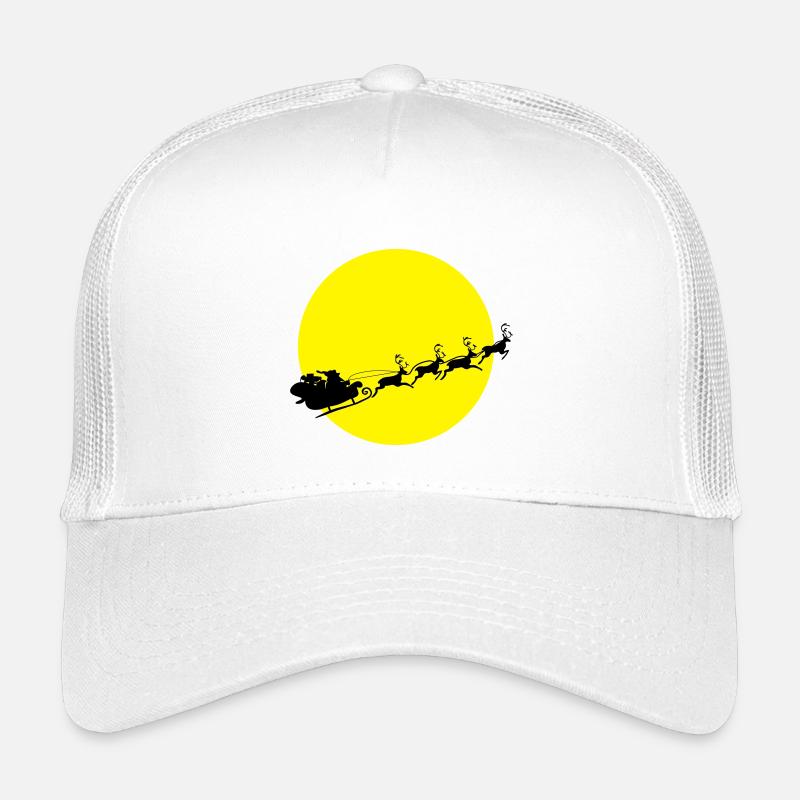 frohes_fest_weihnachtsmann Kinder Trucker-Cap