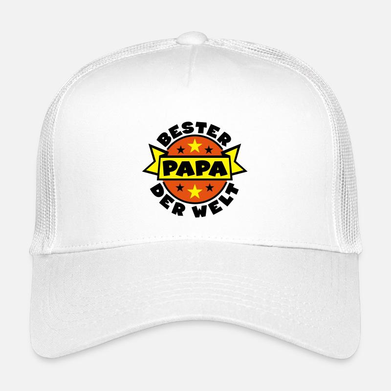 papa vatertag himmelfahrt - Kinder Trucker-Cap - Weiß