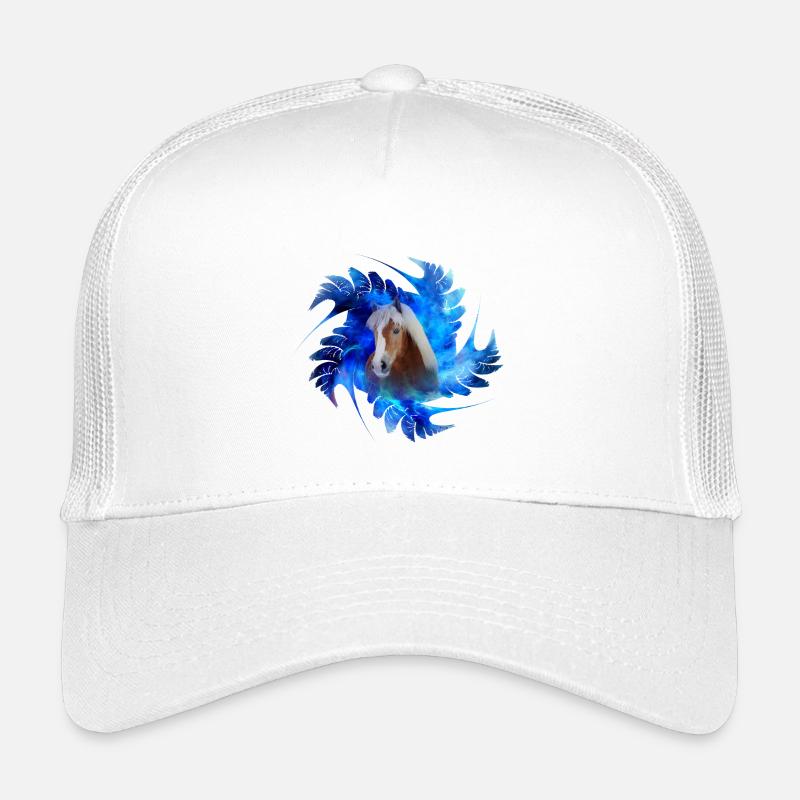 Haflinger Ibiza - Kinder Trucker-Cap - Weiß