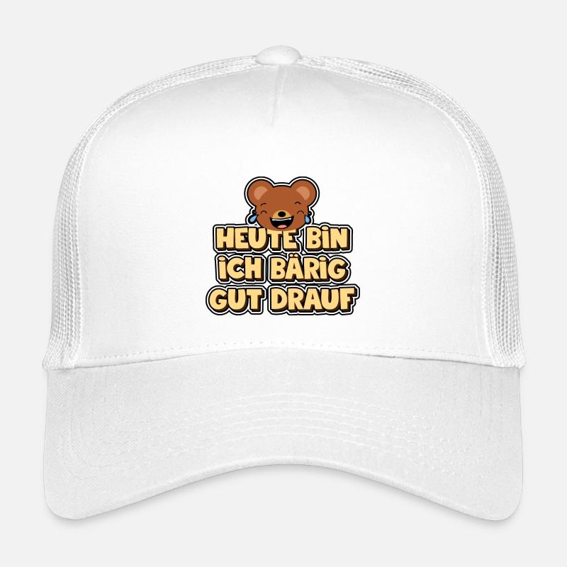 Heute bin ich bärig gut drauf. Bär - Baren Kinder Trucker-Cap