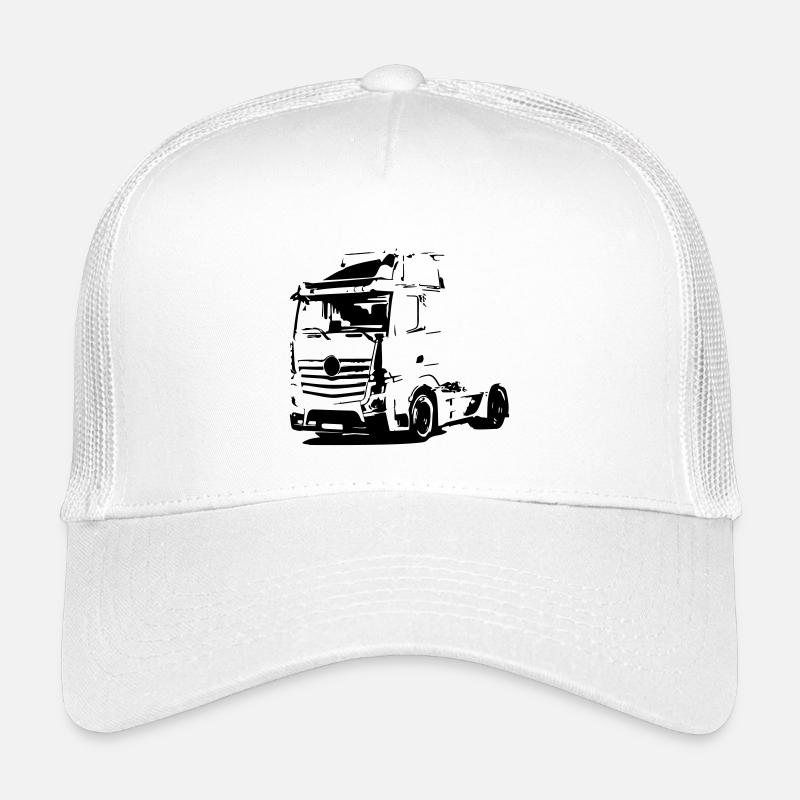 Deutscher LKW - Kinder Trucker-Cap - Weiß