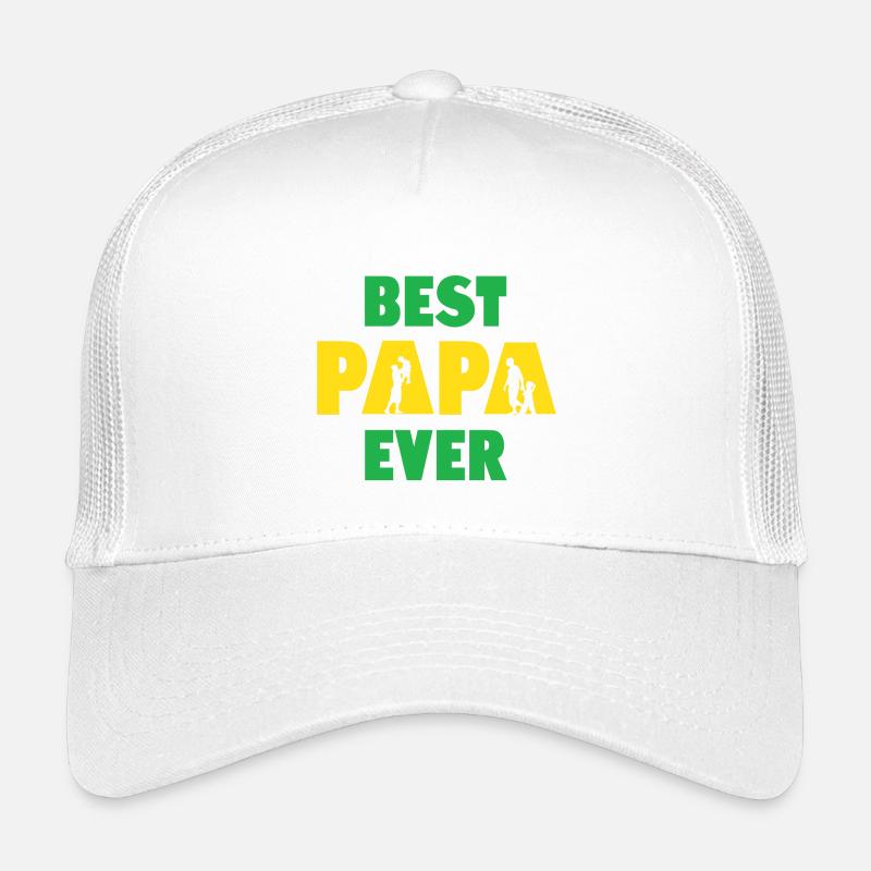 Meilleur papa de tous les temps Casquette trucker enfant