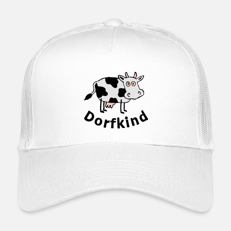 Dorfkind - Kinder Trucker-Cap - Weiß