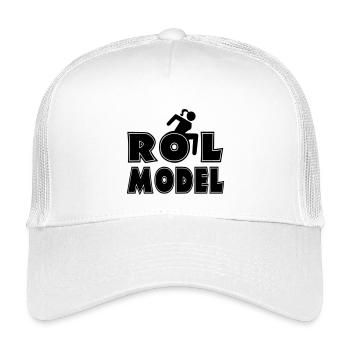 Every wheelchair user is a role model * - Kids’ Trucker Cap - white - Front