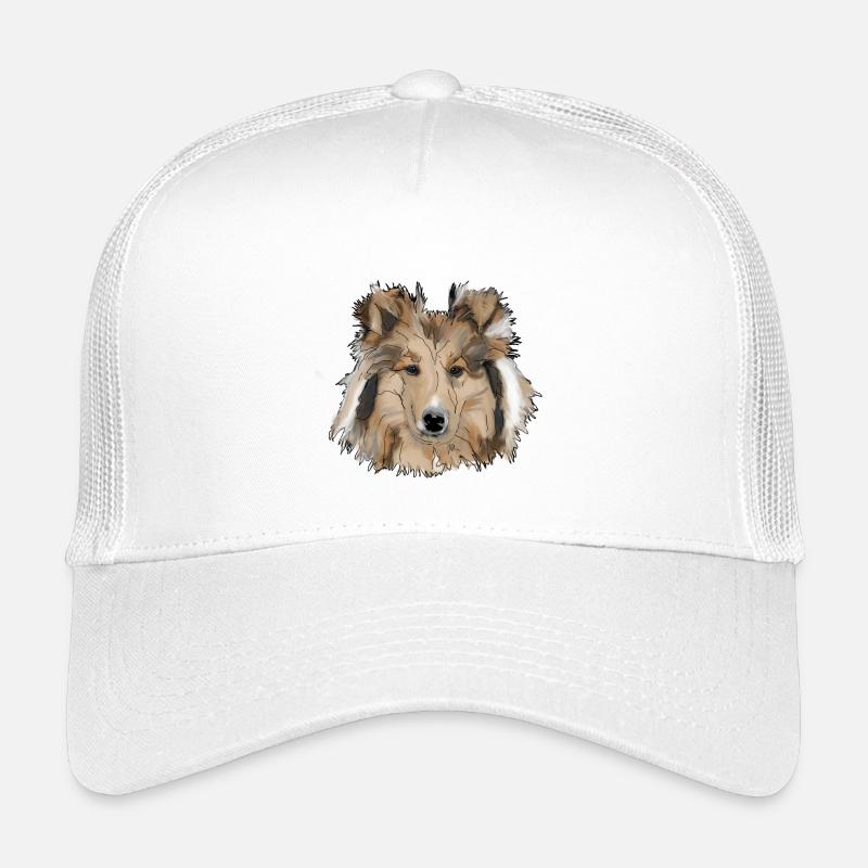 Collie - Kinder Trucker-Cap - Weiß