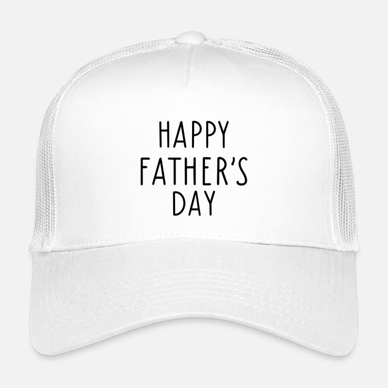 Froher Vatertag - Kinder Trucker-Cap - Weiß