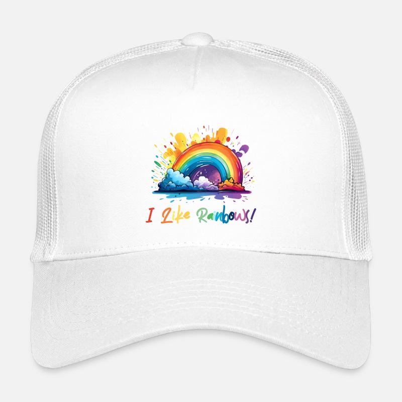 I Like Rainbows Kids’ Trucker Cap