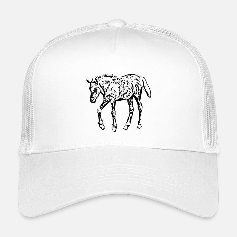 Pferde T-shirt Geschenk Reiter  Kinder Trucker-Cap