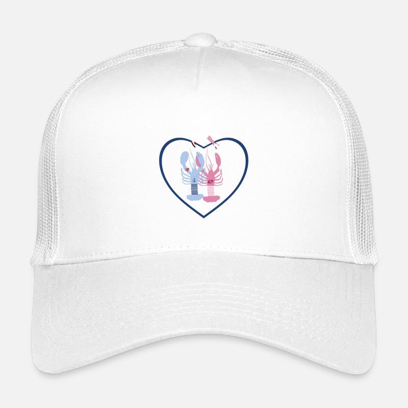 Brittany - Kalon Blue and Pink Lobsters Kids’ Trucker Cap