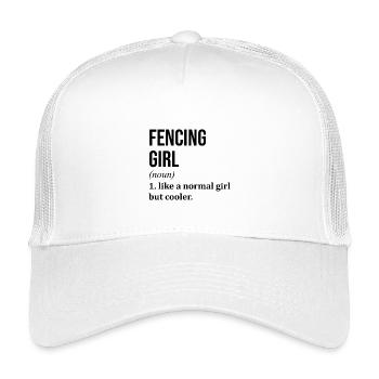 Fencing - Kids’ Trucker Cap - white - Front