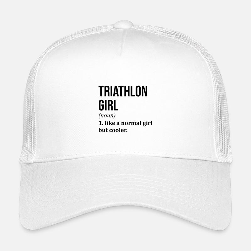 Triathlon - Kinder Trucker-Cap - Weiß