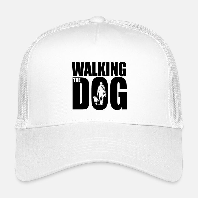 Walking the Dog - Kinder Trucker-Cap - Weiß