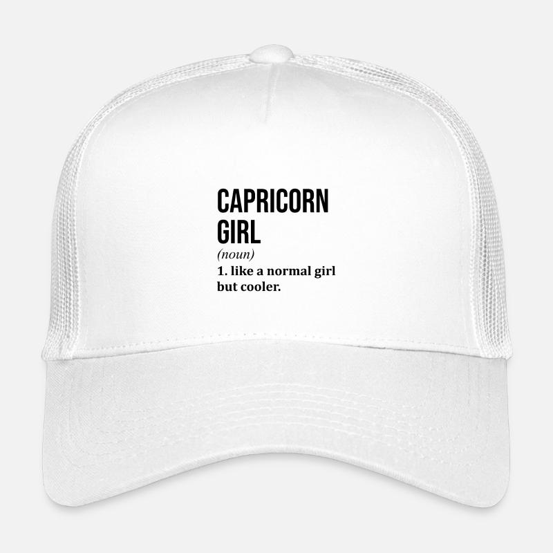 Steinbock - Kinder Trucker-Cap - Weiß