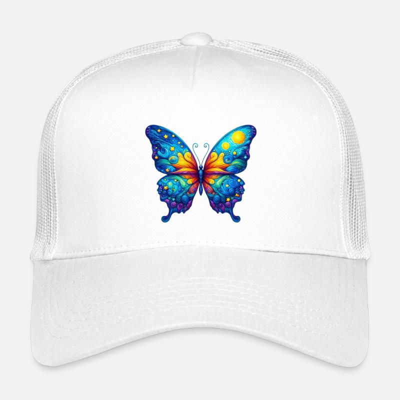 Papillon Van Gogh Casquette trucker enfant