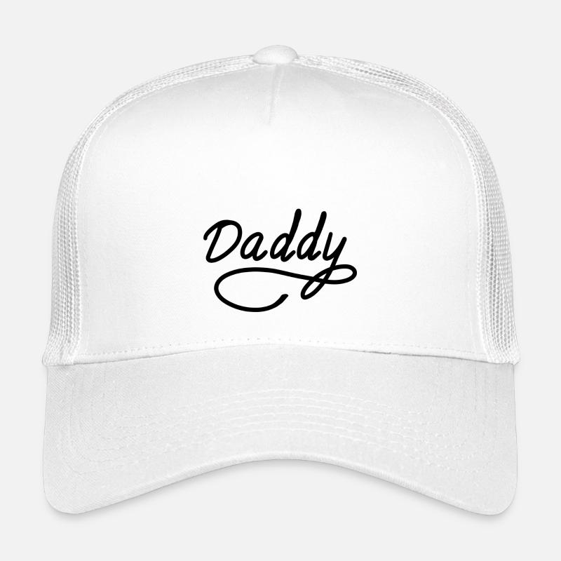 Daddy Father’s Day - Kids’ Trucker Cap - white