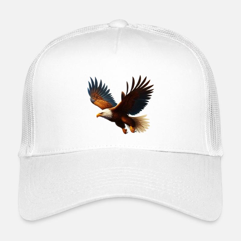 Adler - Kinder Trucker-Cap - Weiß