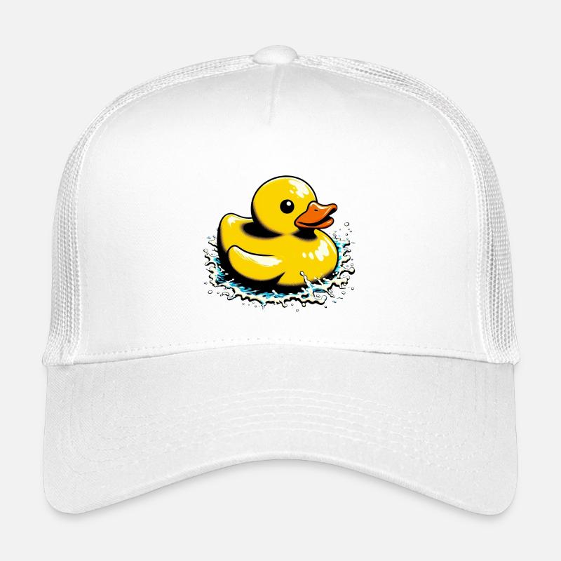 Duckling Duck Duck Duck - Kids’ Trucker Cap - white