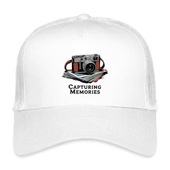 Conception d’appareils photo vintage pour les créatifs - Casquette trucker enfant - blanc - Devant