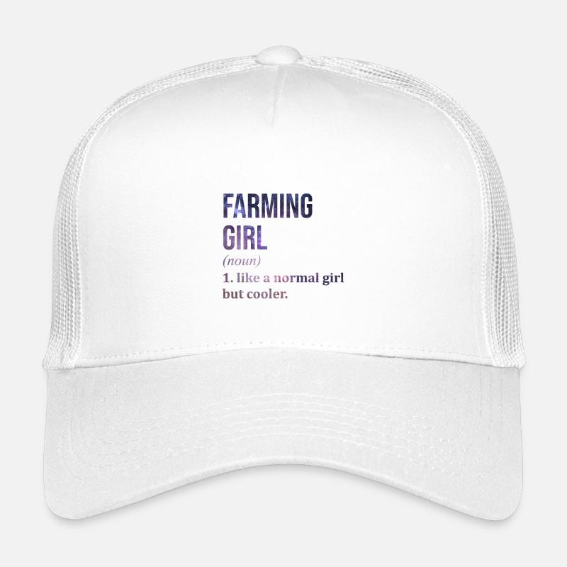 Landwirtschaft - Kinder Trucker-Cap - Weiß