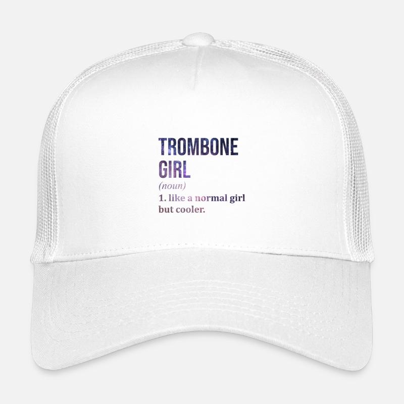 Posaune - Kinder Trucker-Cap - Weiß