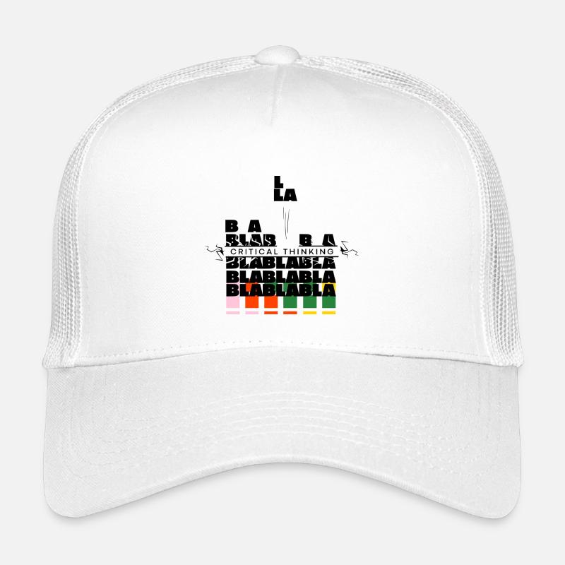 Kritisches Denken | bla bla bla nicht mehr Kinder Trucker-Cap