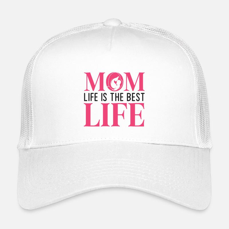Das Leben der Mutter ist das beste Leben Kinder Trucker-Cap