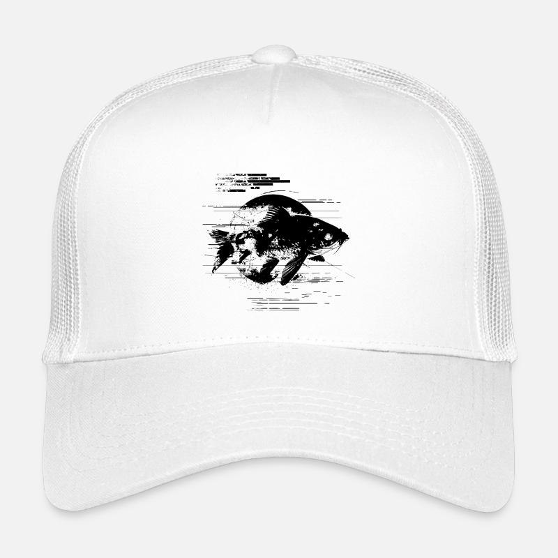 Fisch Skizze Kinder Trucker-Cap