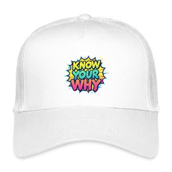 Know Your Why - Kids’ Trucker Cap - white - Front