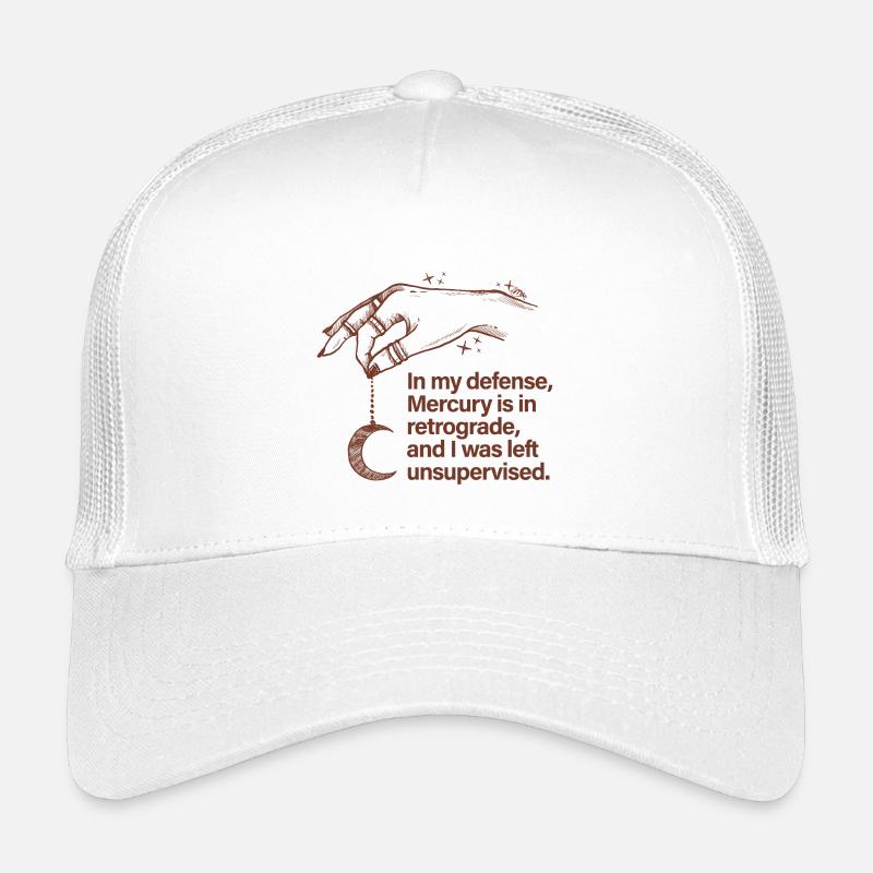 Mercure rétrograde Casquette trucker enfant