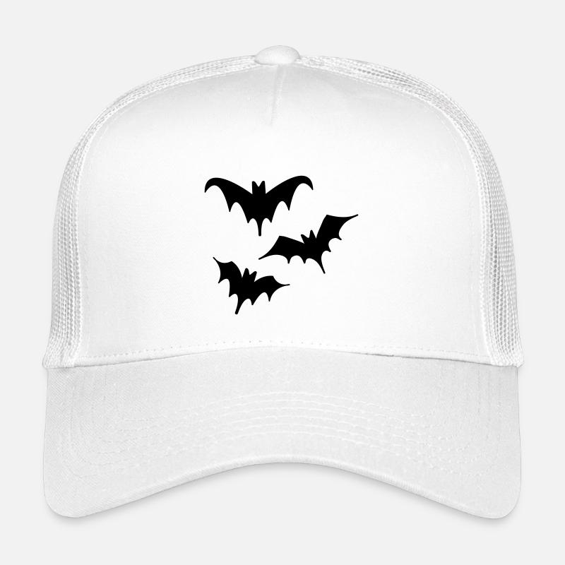 Fledermäuse Halloween Kunst Trio Kinder Trucker-Cap