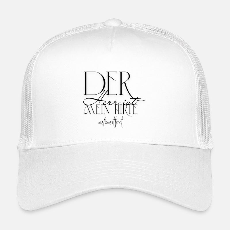 The Lord is my shepherd - Psalm 23 melawert text Kids’ Trucker Cap