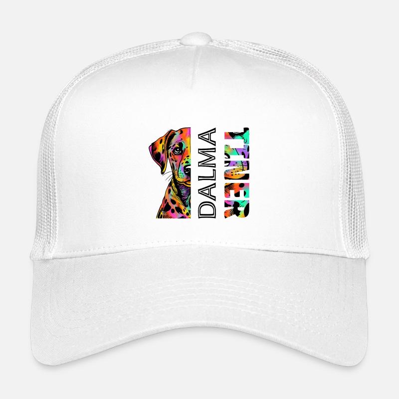 Farbenfroher Dalmatiner Kinder Trucker-Cap