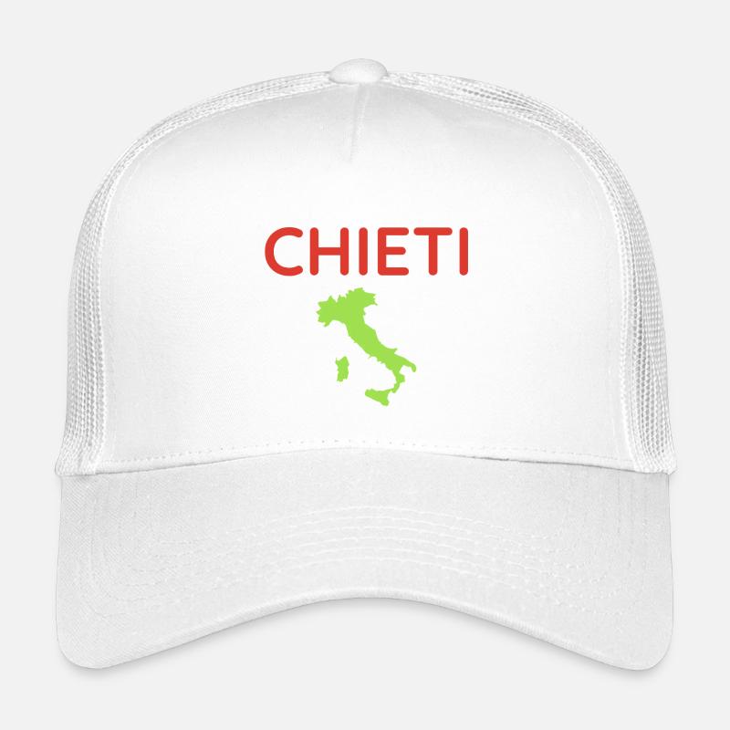 Italian map with Chieti lettering Kids’ Trucker Cap