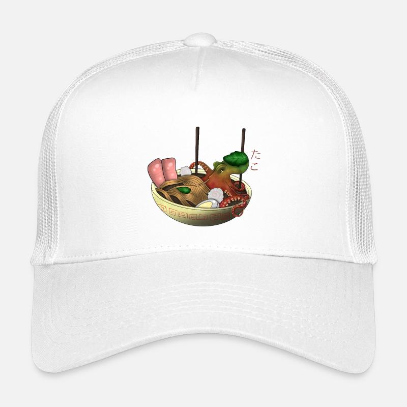 Octopus Ramen Bowl Art Casquette trucker enfant