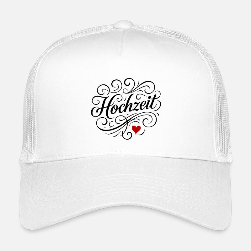Coeur de mariage Casquette trucker enfant