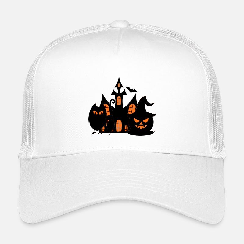 PUMPKIN_VS_OWL - Kinder Trucker-Cap - Weiß