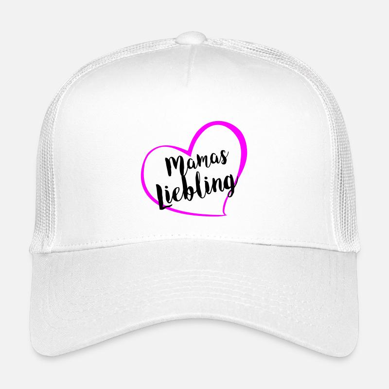 mamas_liebling - Kinder Trucker-Cap - Weiß