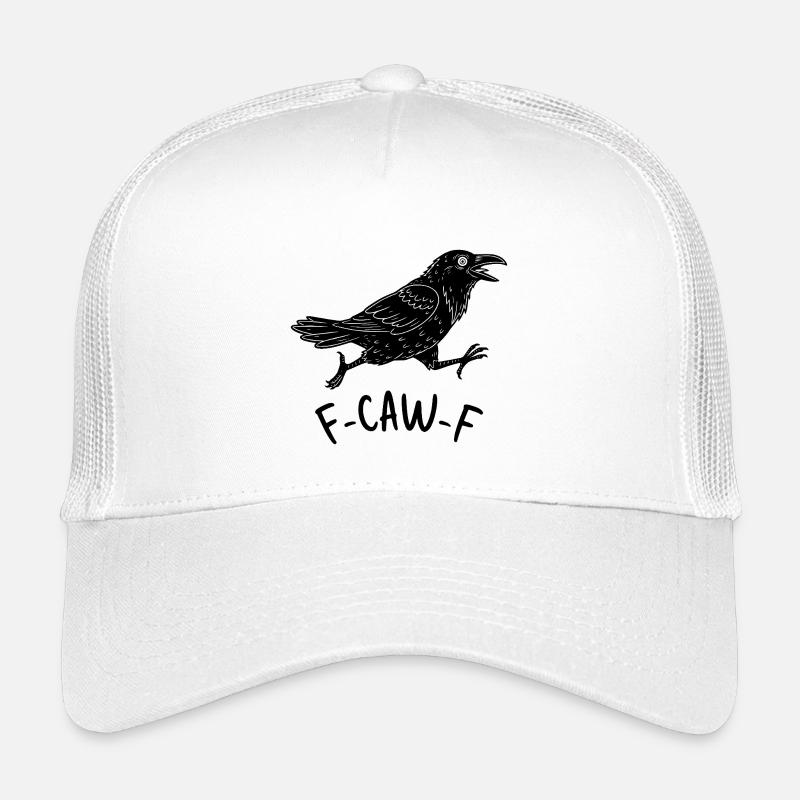 F-CAW-F Rabe - Kinder Trucker-Cap - Weiß