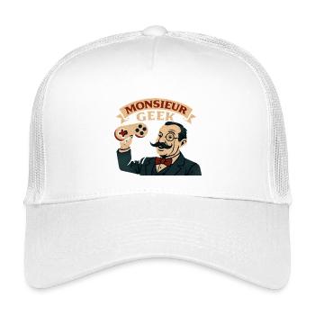 Mr. Geek Retro Game - Kids’ Trucker Cap - white - Front