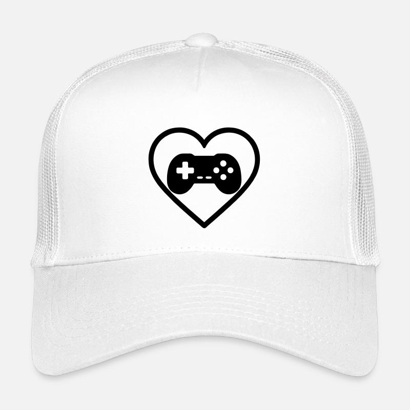 Heart Retrogaming – Conception vintage de manette Casquette trucker enfant