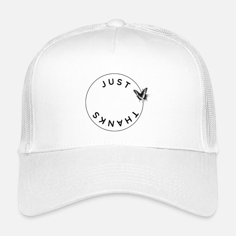 Juste merci - Cercle avec le papillon Casquette trucker enfant