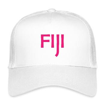 Fidji - Fidji - Îles - Pacifique - Mers du Sud - Casquette trucker enfant - blanc - Devant