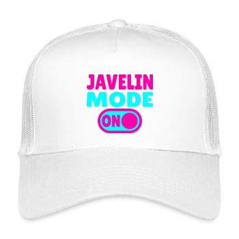 Javelin Mode ON - Javelin Throw - Kids’ Trucker Cap - white - Front