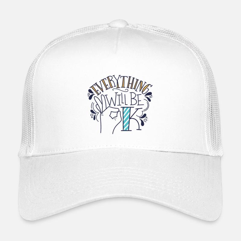 Alles wird gut – Motivierendes Statement-Design Kinder Trucker-Cap