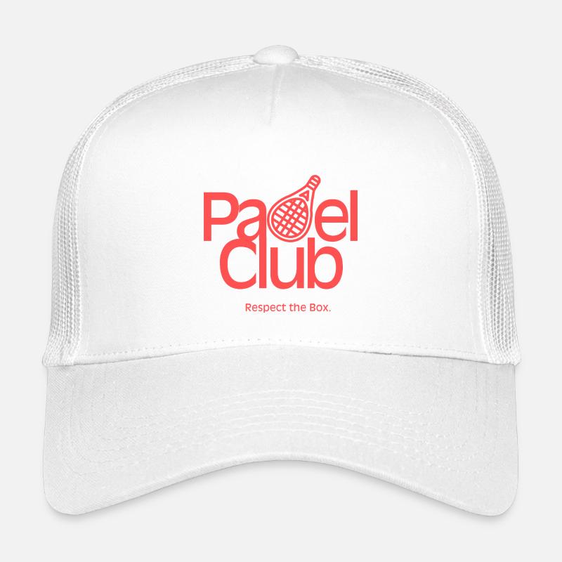Padel Club – Respect the Box - Kinder Trucker-Cap - Weiß